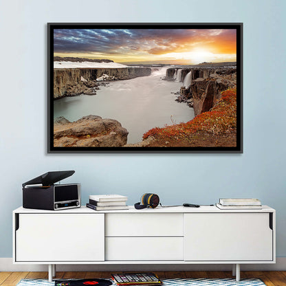 Selfoss Waterfall Wall Art