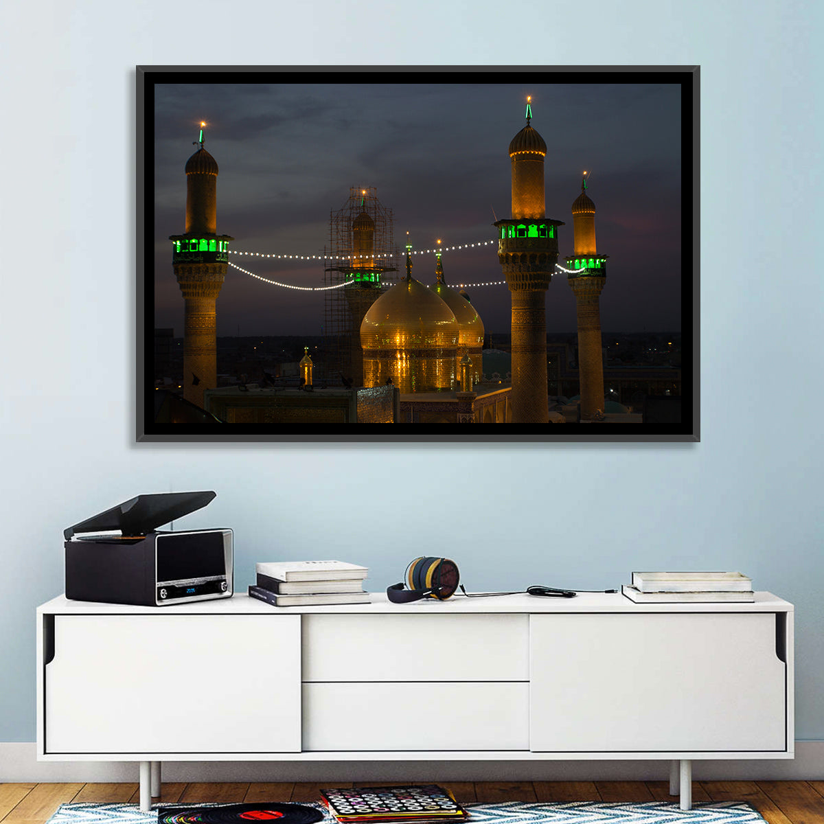 Moussa Al Kadhim Shrine Wall Art in a room, landscape