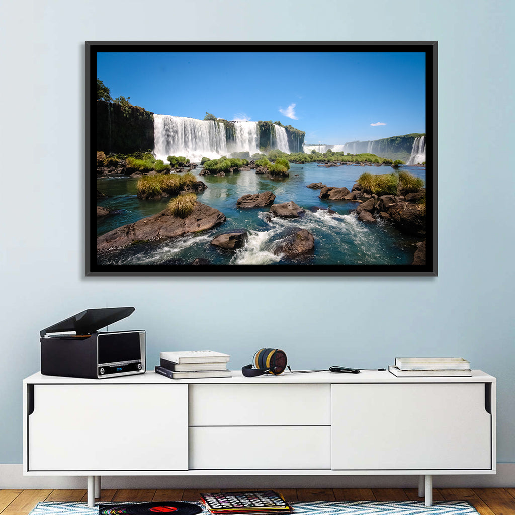 Iguazu River and Falls, Foz Do Iguaçu Wall Art
