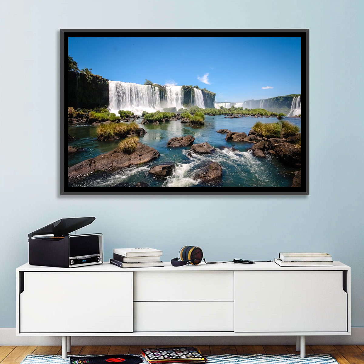 Iguazu River and Falls, Foz Do Iguaçu Wall Art