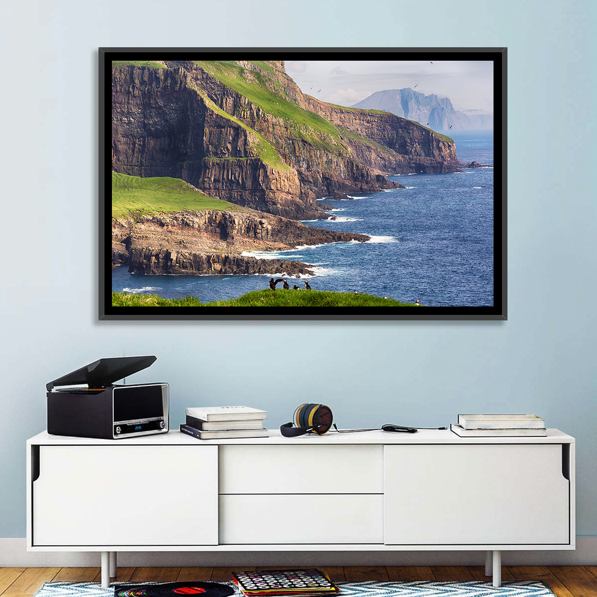 Mykines Cliffs, Faroe Islands Wall Art