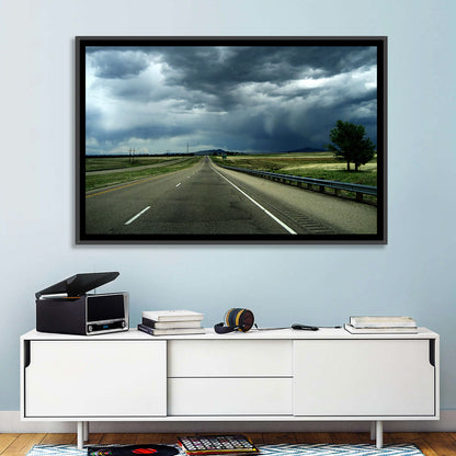 New Mexico Stormy Highway Wall Art