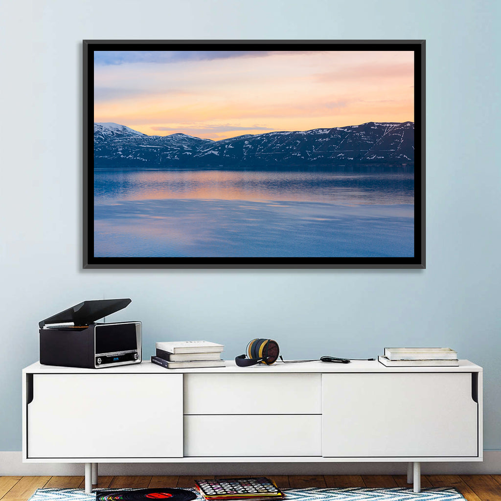 Lake Sevan Evening Reflection Wall Art
