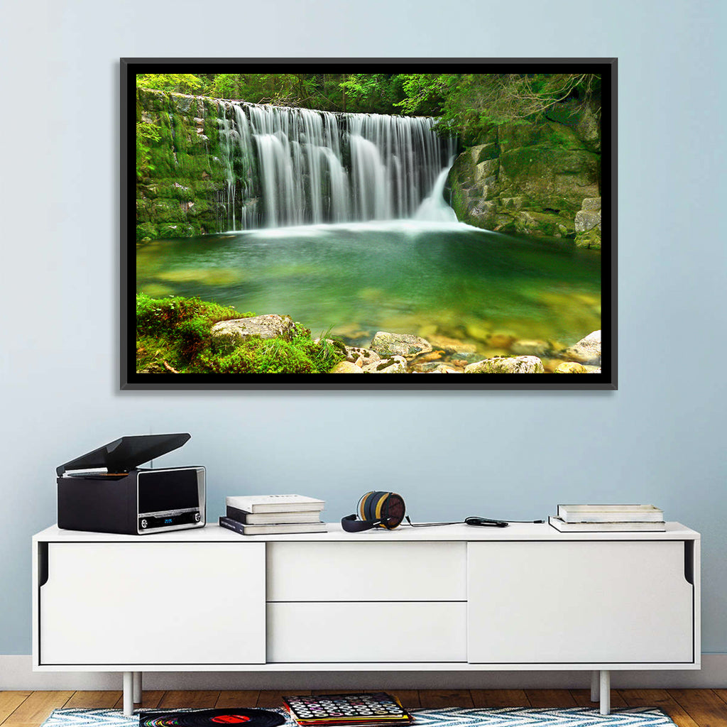 Emerald Lake Cascade Wall Art