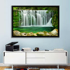 Emerald Lake Waterfall Wall Art