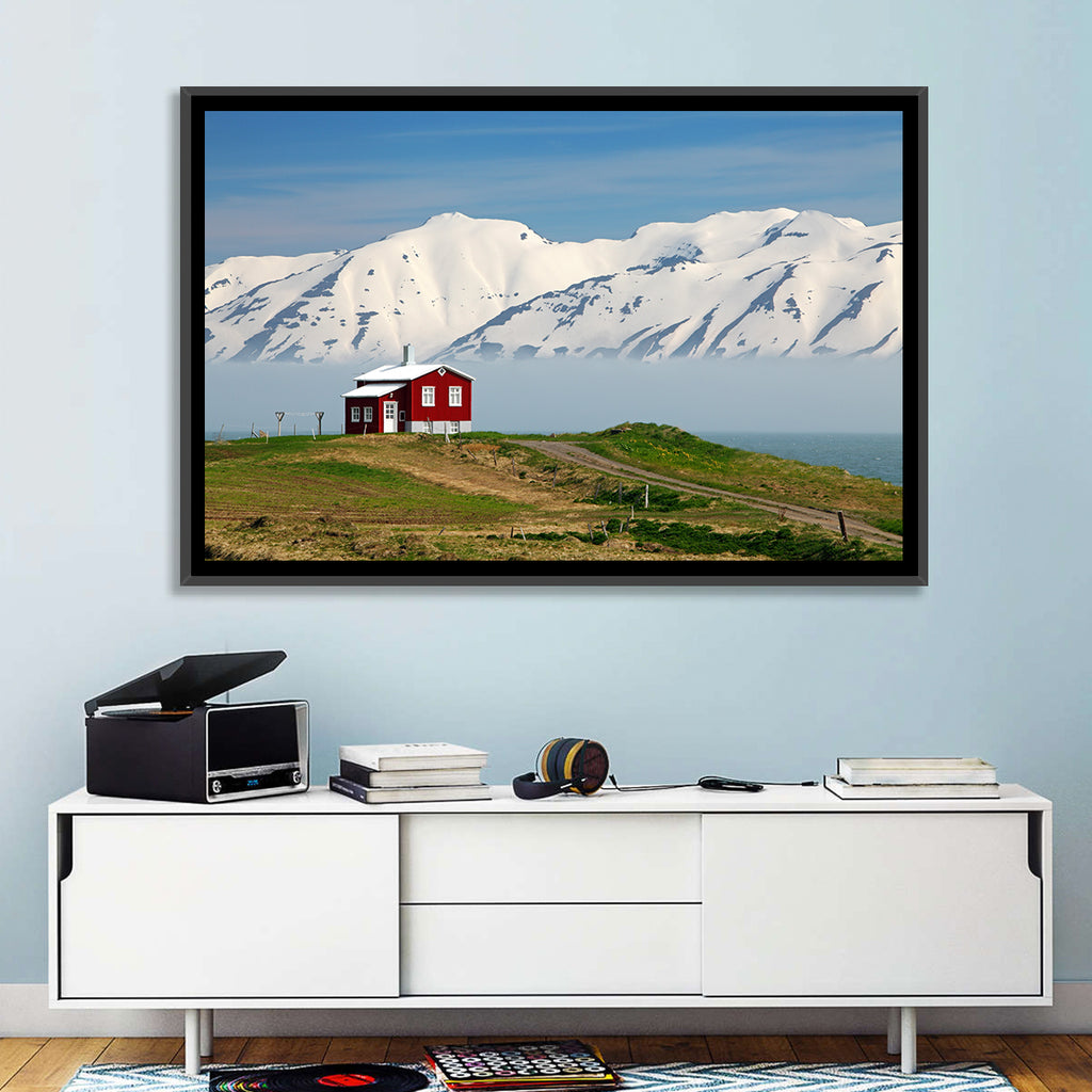 Red House by Fjord Wall Art