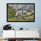 Omaha Skyline at Gene Leahy Mall Wall Art