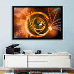 Digital Connectivity Globe Wall Art