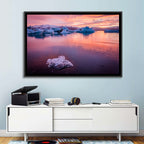 Jökulsárlón Dusk Lagoon Wall Art