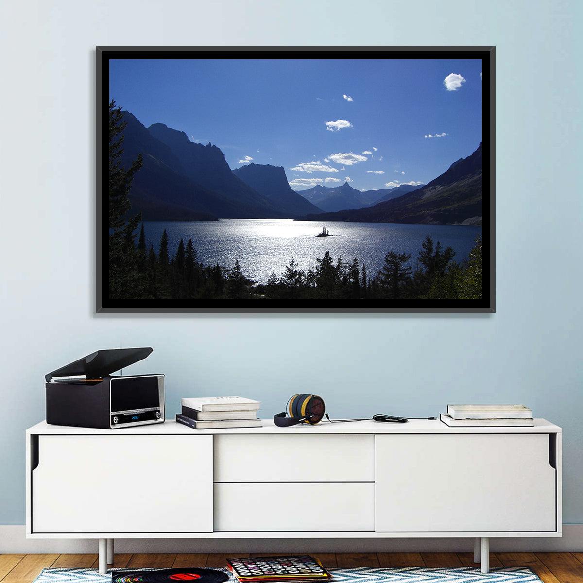 Wild Goose Island, St. Mary Lake Wall Art