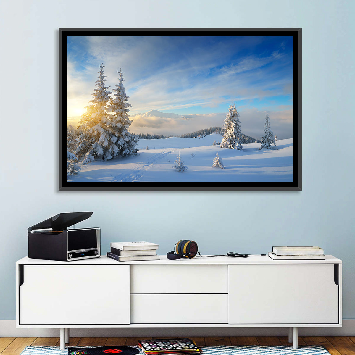 Carpathian Winter Sunrise Wall Art