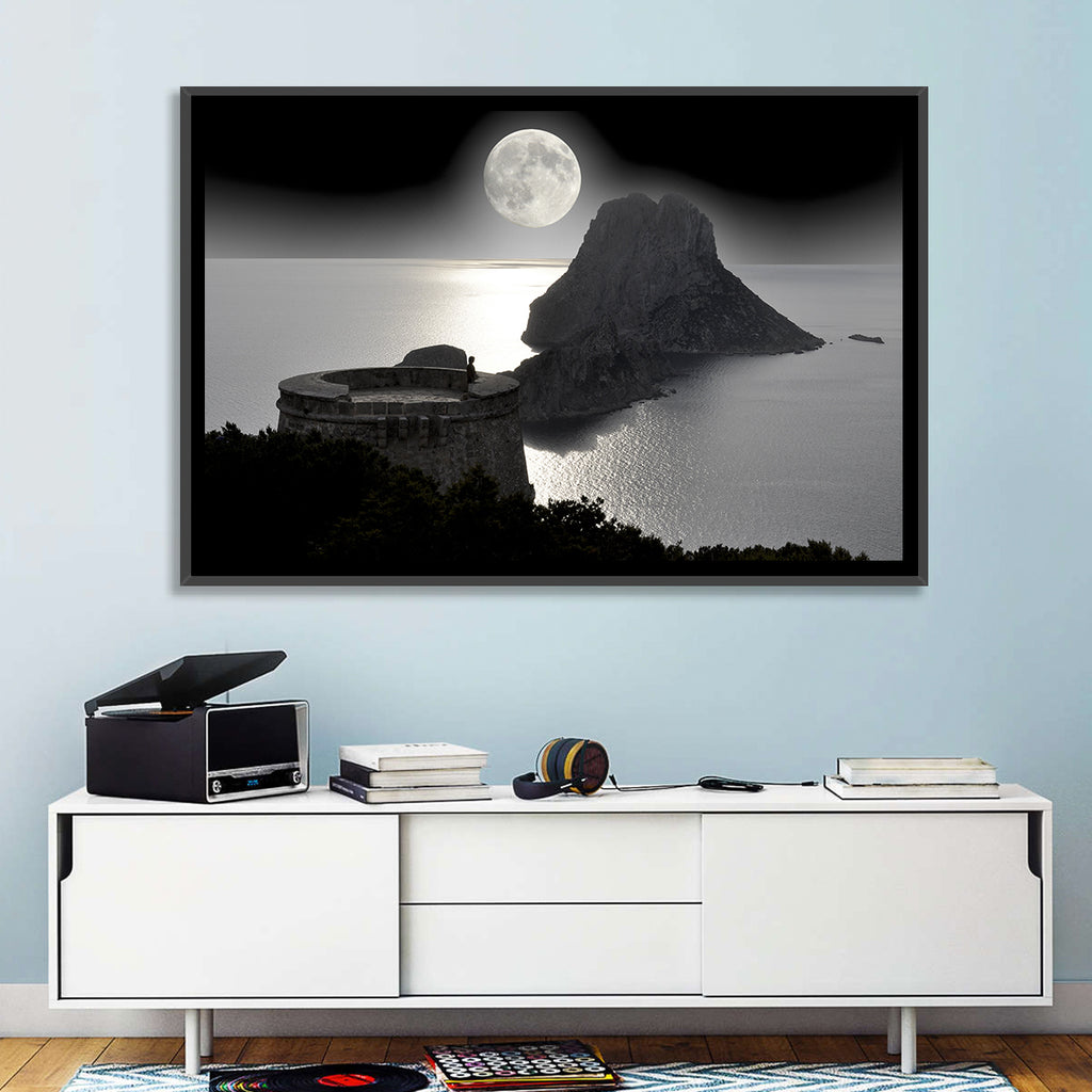 Pirates Tower Moonlit Watchtower, Ibiza Wall Art