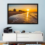 Ventnor Beach Sunrise Reflection Wall Art