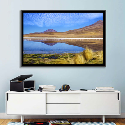 Red Lagoon Lake Wall Art