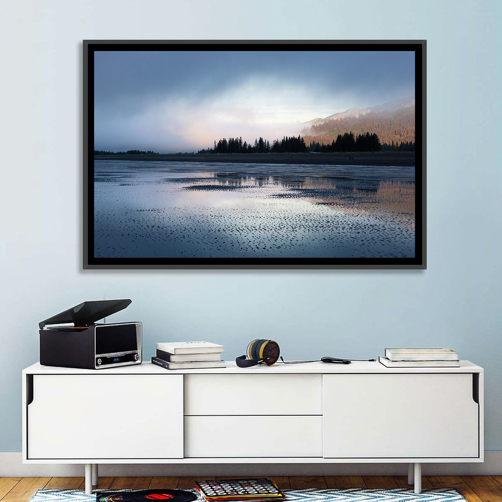 Lake Clark Foggy Shoreline Wall Art