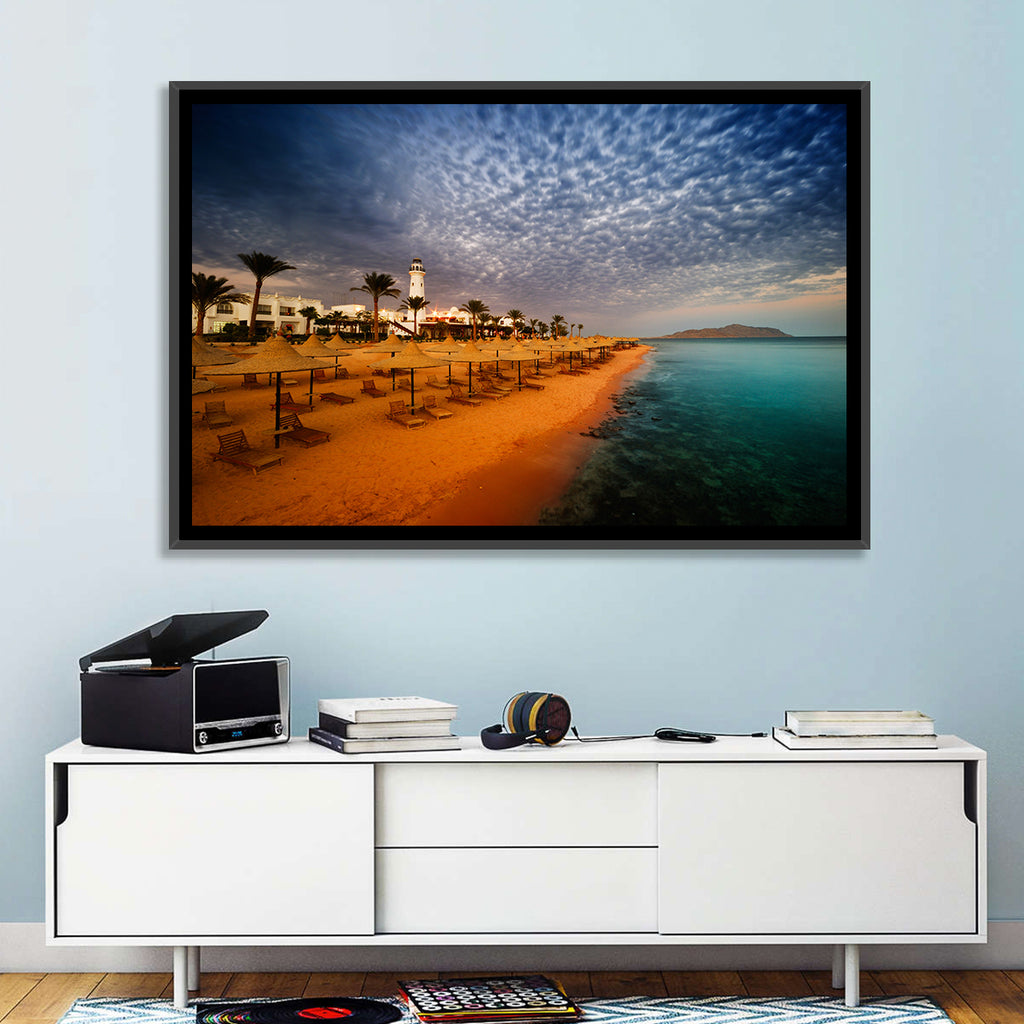 Sharm El Sheikh Beach at Dusk Wall Art
