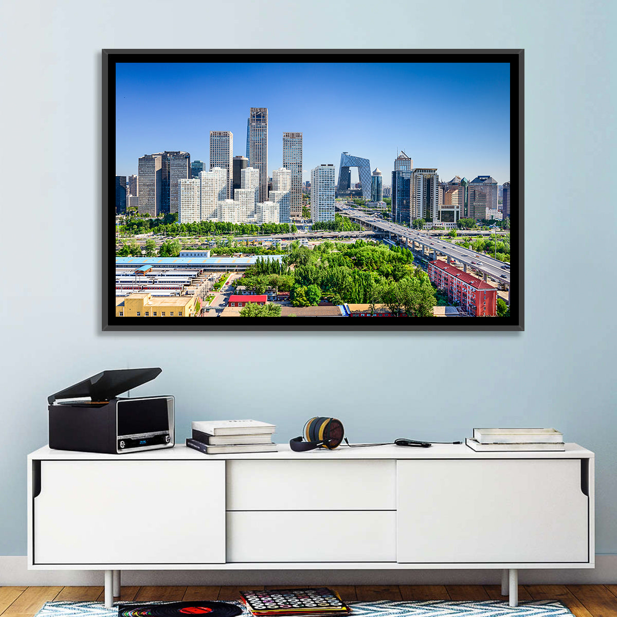 Beijing Cctv Headquarters Skyline Wall Art