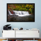 Blue Ridge Autumn Waterfall Wall Art