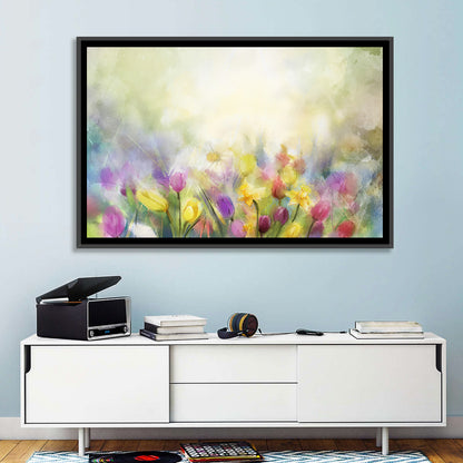 Blurred Floral Meadow Wall Art