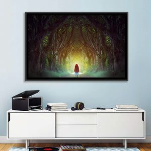 Hedges Forest Pathway Wall Art