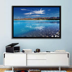 Lake Pukaki Pebble Shore Wall Art
