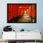 Fushimi Inari Torii Tunnel Wall Art