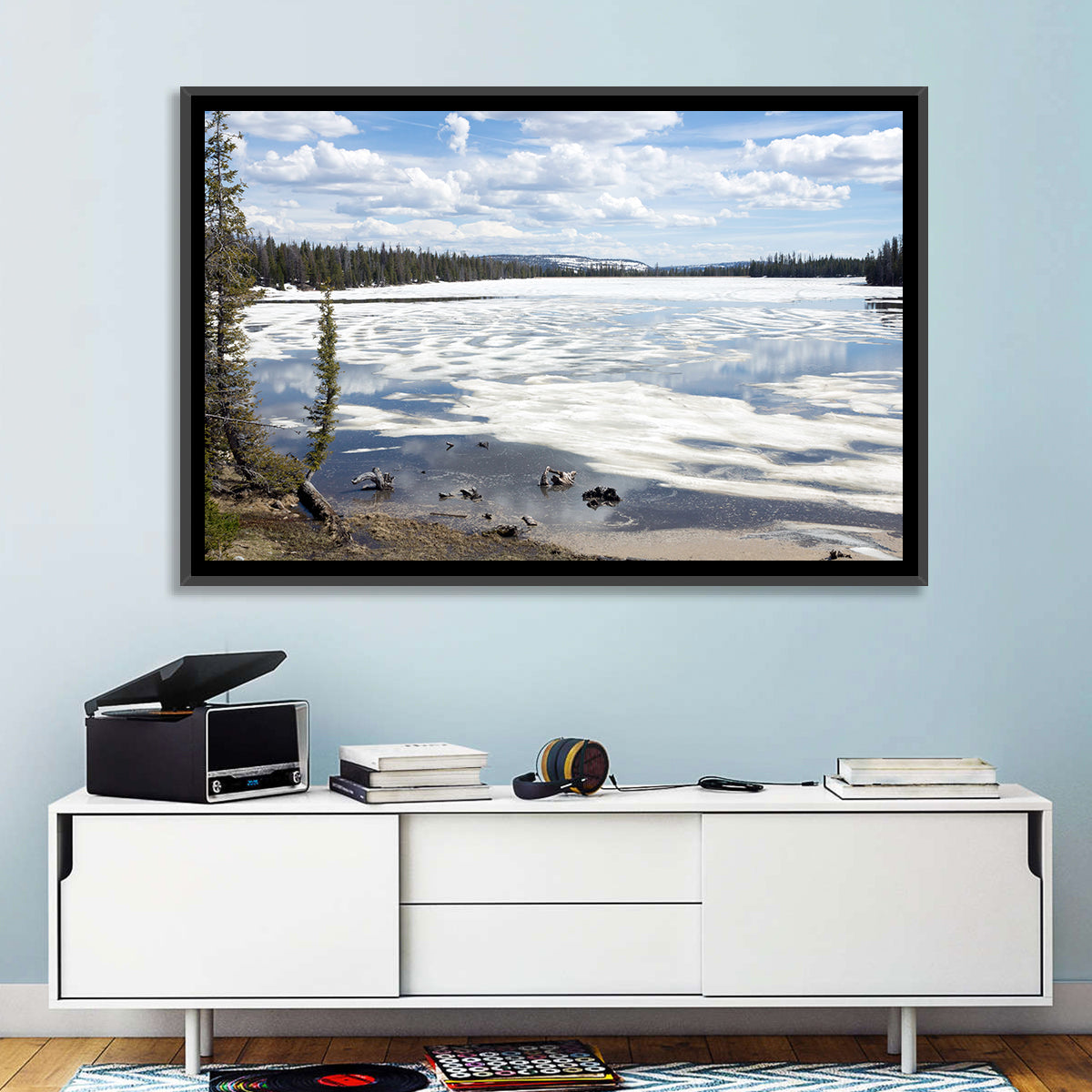 Lost Lake Reflections, Utah Wall Art in a room, landscape