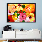 Vibrant Hibiscus Close-up Wall Art