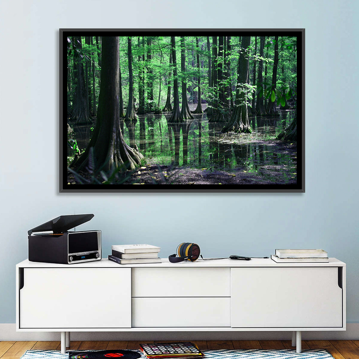 Congaree Swamp Reflection Wall Art