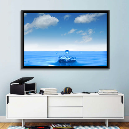 Ocean Water Drop Wall Art