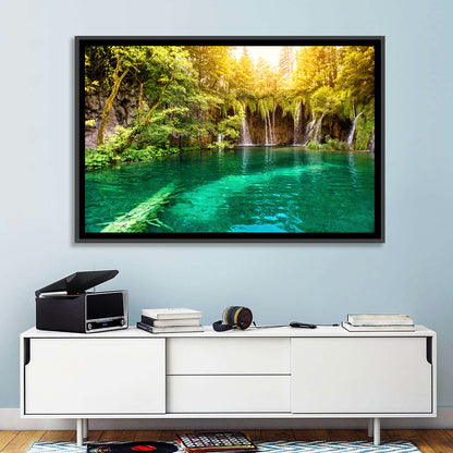 Plitvice Lake Waterfall Wall Art