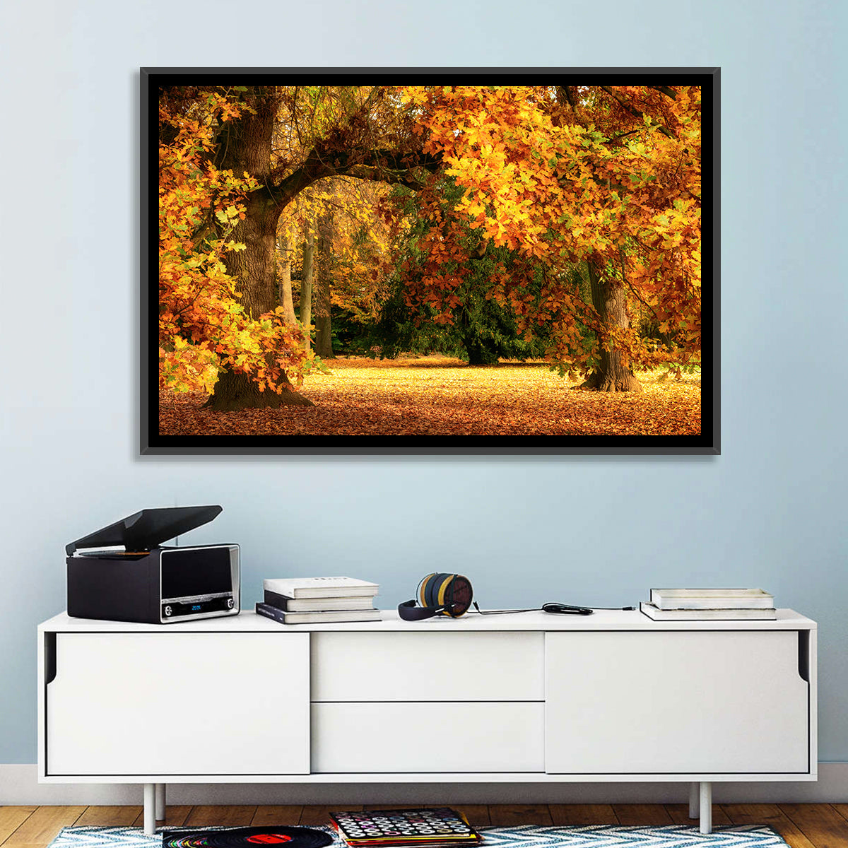 Park Autumn Trees Wall Art