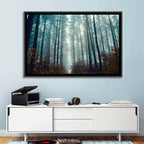 Misty Pine Forest Wall Art