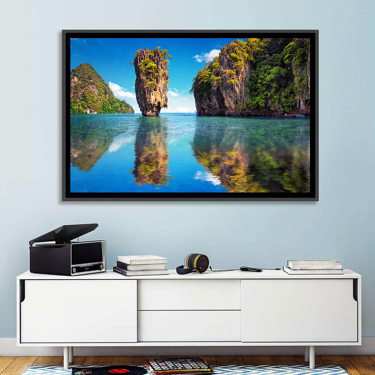 Ko Tapu Limestone Stack, Phang Nga Wall Art