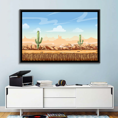 Digital Desertscape Wall Art