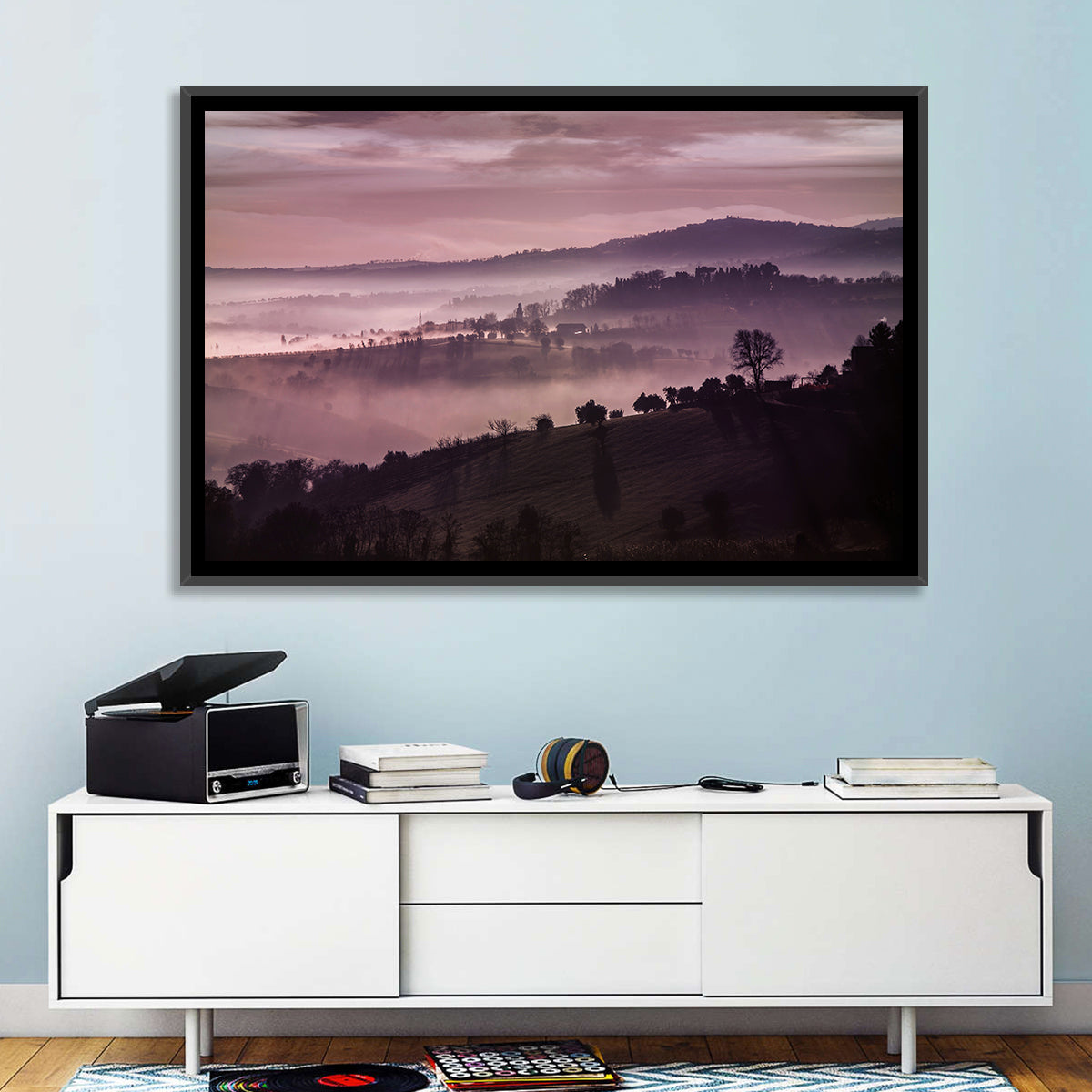 Misty Hills Wall Art