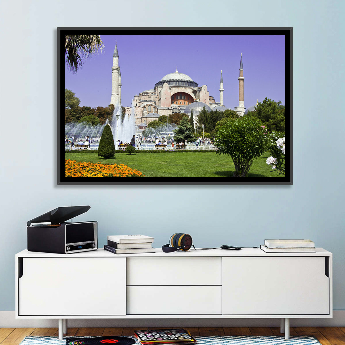 Hagia Sophia Fountain Gardens Istanbul Wall Art