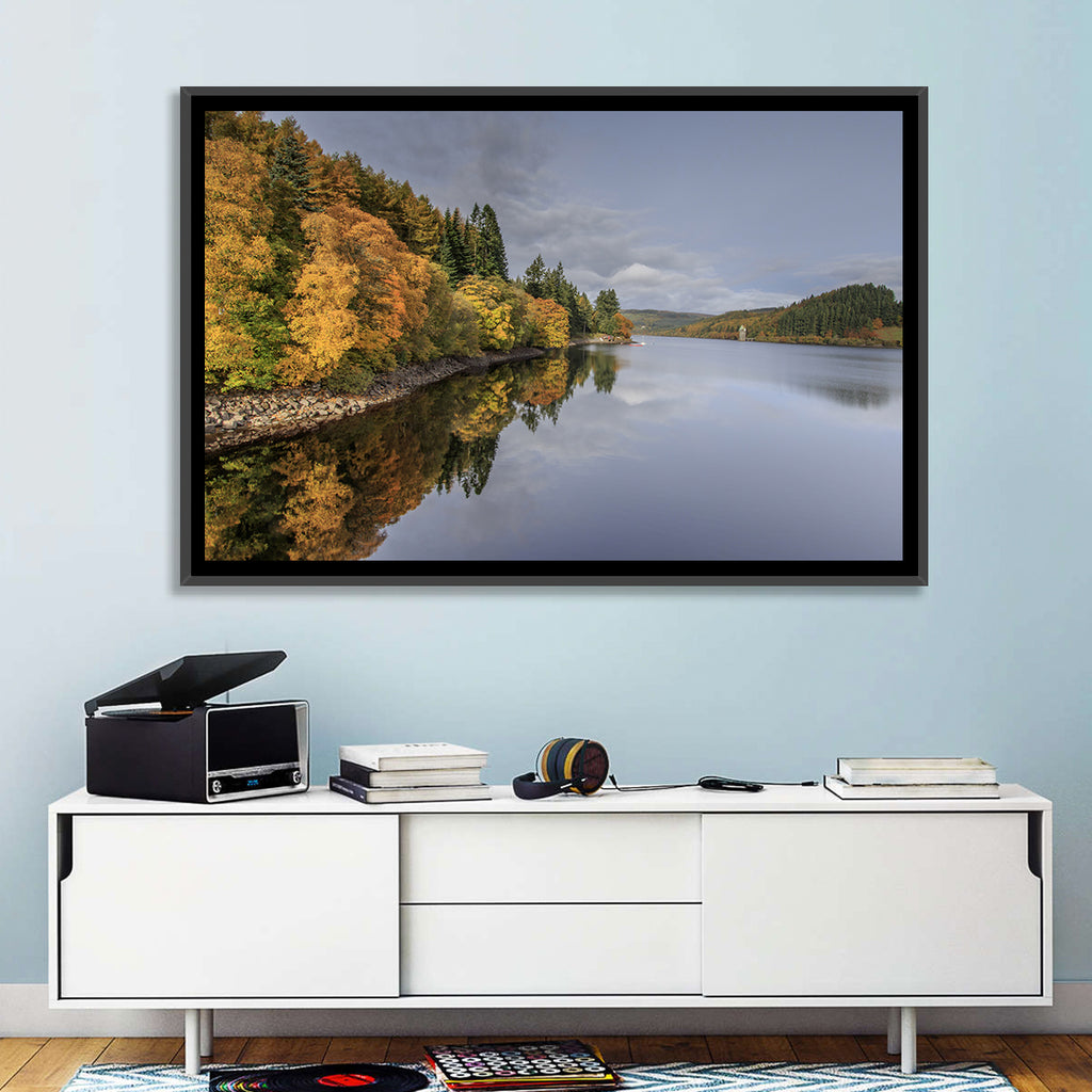 Autumn at Lake Vyrnwy Wall Art