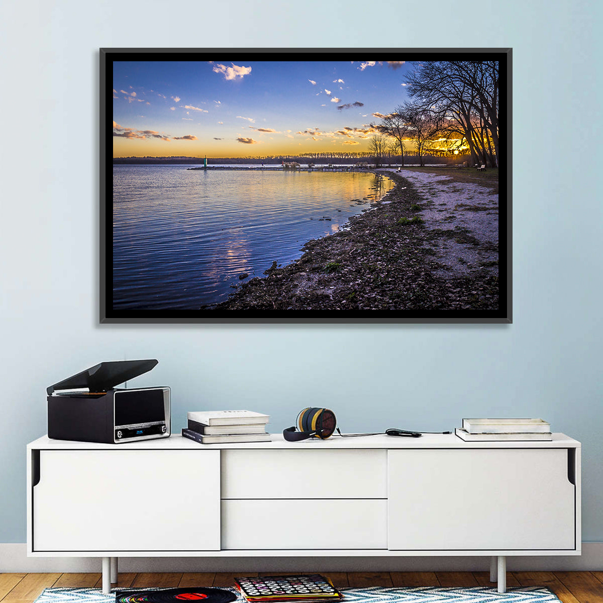 Onondaga Lake Sunset Wall Art