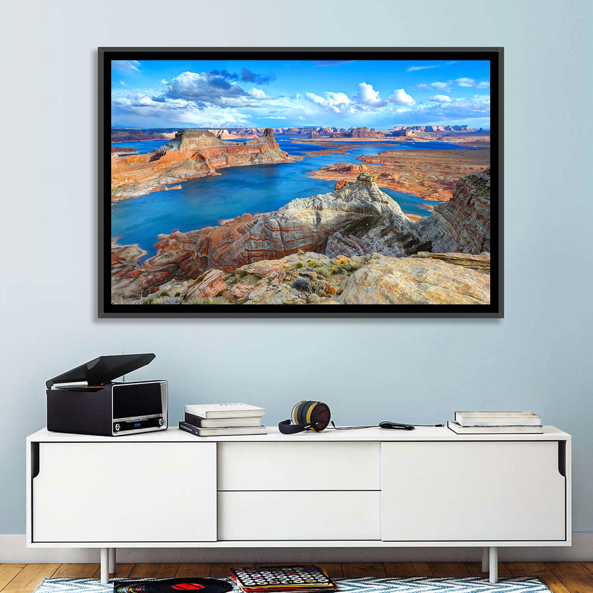 Alstrom Point Arizona Wall Art in a room, landscape