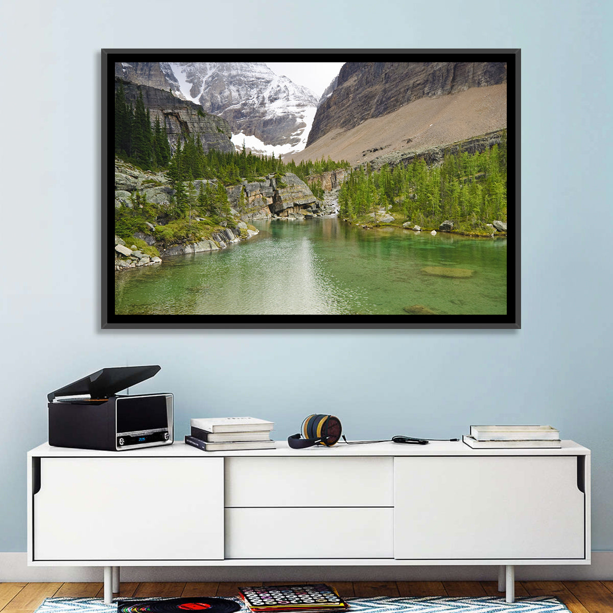 Lake Oesa Alpine View Wall Art