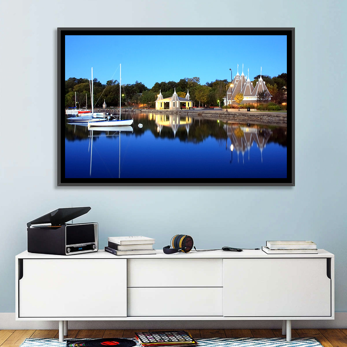 Lake Harriet, Minneapolis Wall Art in a room, landscape