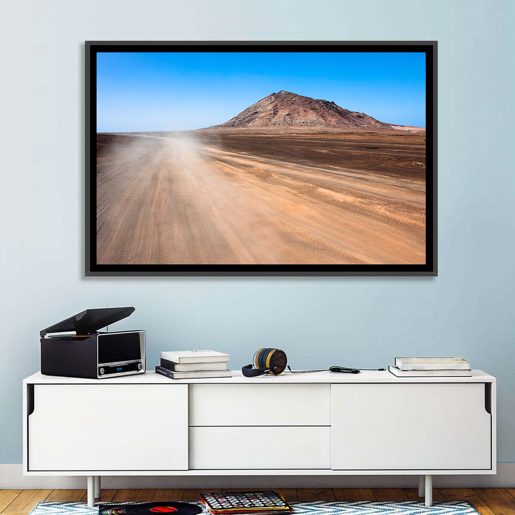 Cabo Verde Crater Road Wall Art