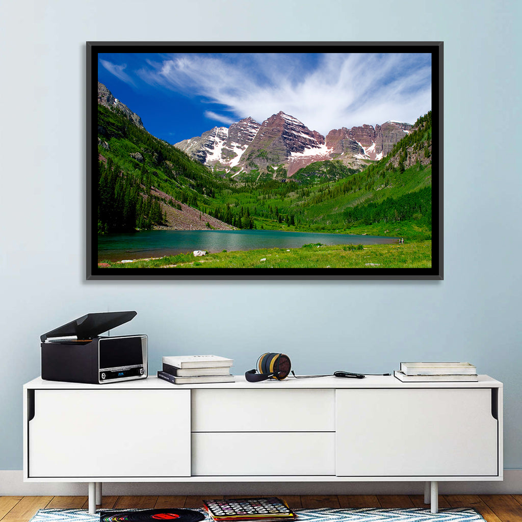 Maroon Bells Reflections at Maroon Lake Wall Art