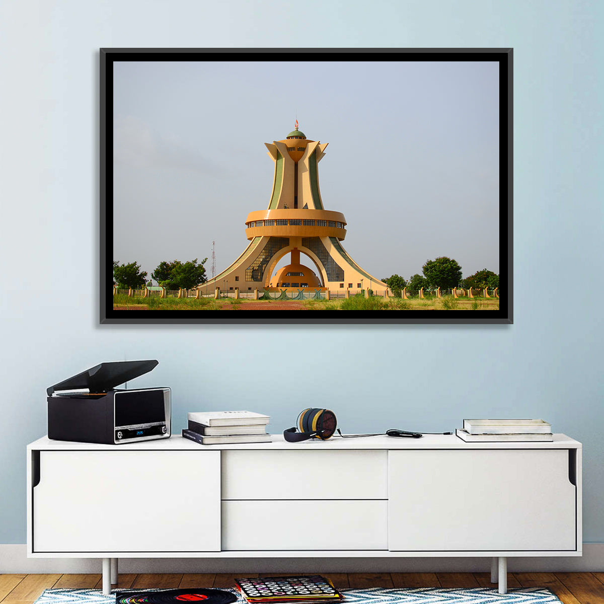 Ouagadougou National Monument Wall Art in a room, landscape