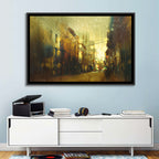 Golden Hour Urban Street Wall Art