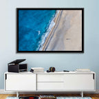Myrtos Beach Aerial View Wall Art