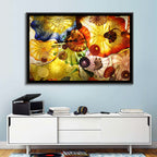 Kaleidoscopic Glass Ceiling Abstract Wall Art