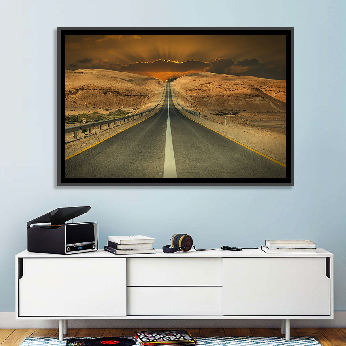 Negev Desert Road Wall Art