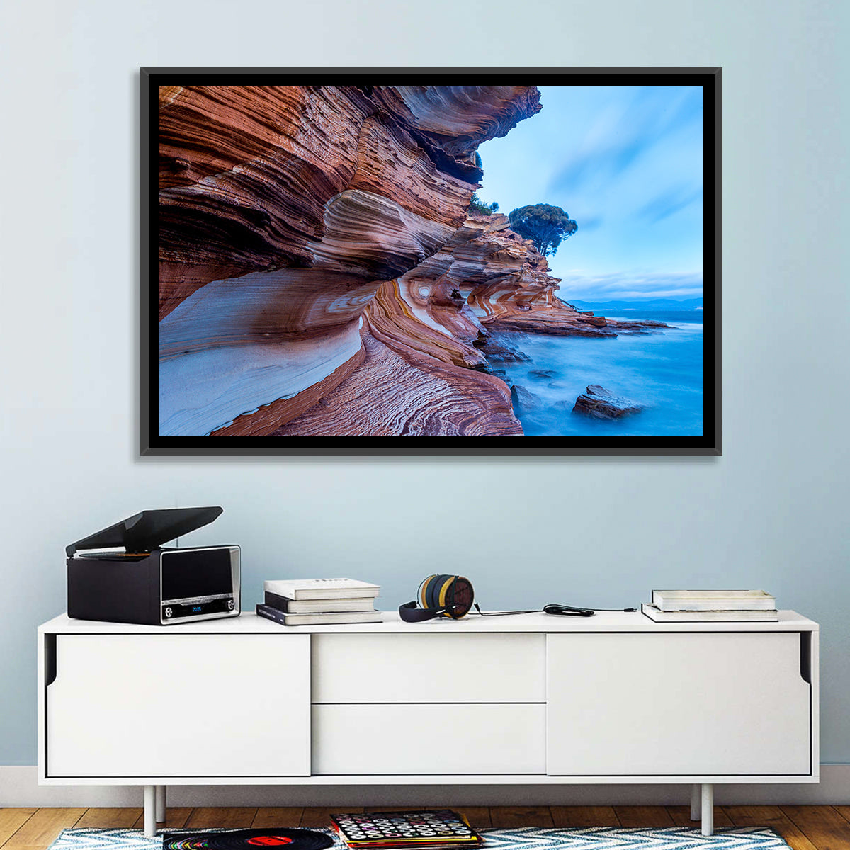 Painted Cliffs, Maria Island Wall Art
